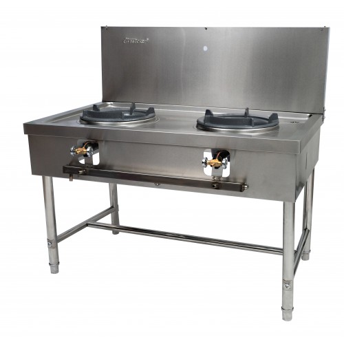 Stainless Steel Kwali Double Ring Range 2B-1130